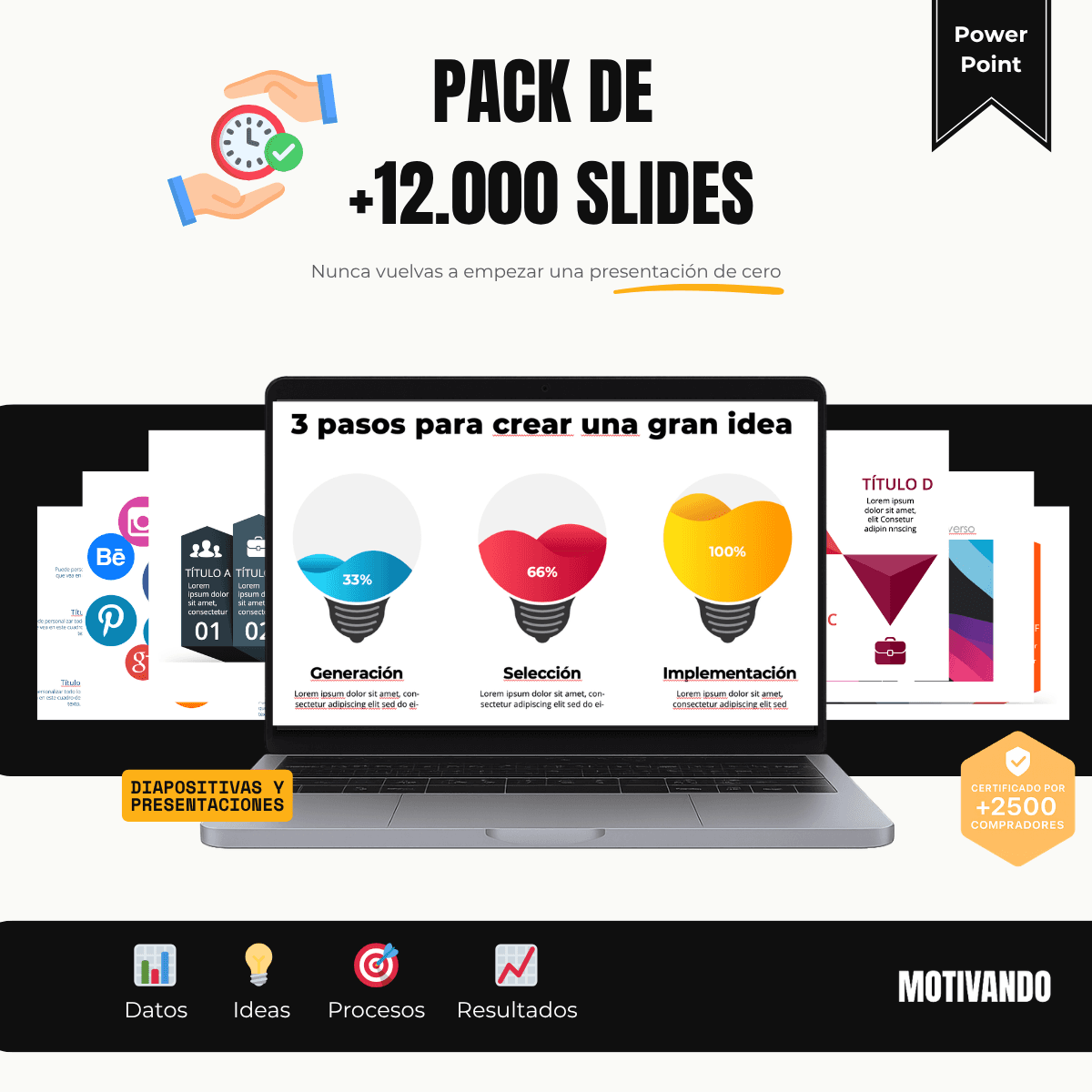 Pack de Infografías PowerPoint Profesionales en Español